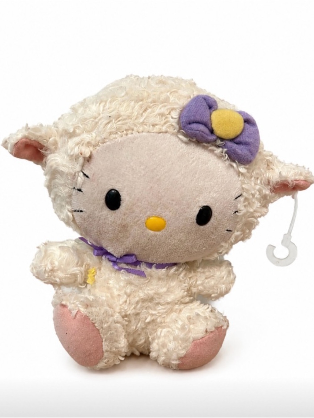 Sanrio Hello Kitty Lamb Plush - Cream and Purple